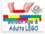 senior citizen and adults lego